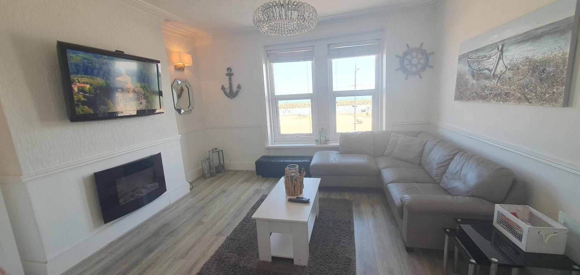 Apartamento 3 Harbour Views Rhôs-on-Sea Exterior foto